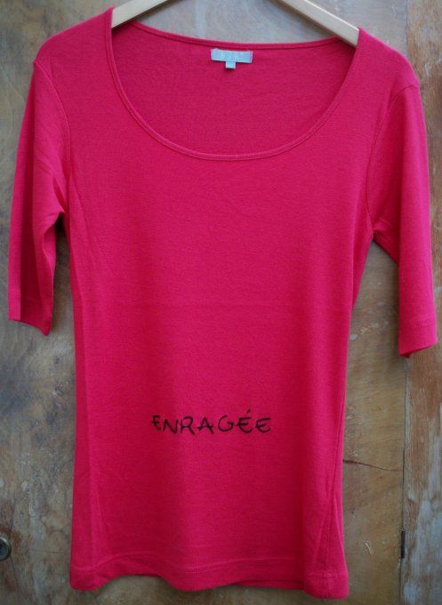 T-Shirt Enragée - Taille : 40